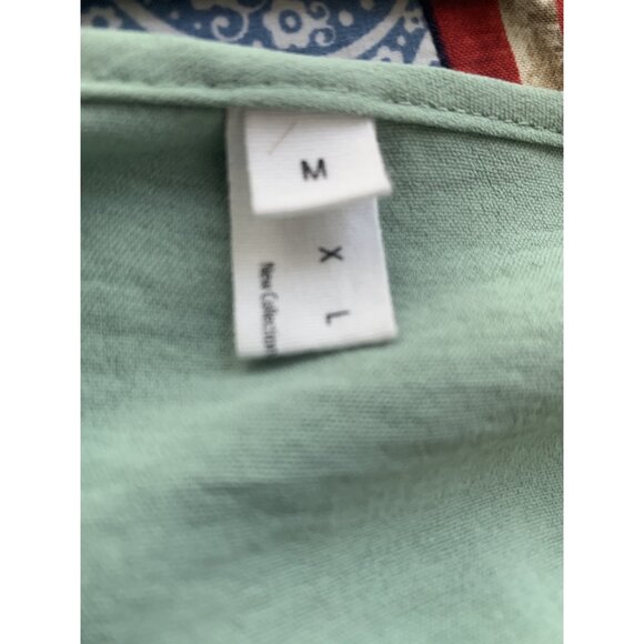 Exlura Mint Maxi Sleeveless Flowing Beachy Party Festival Dress M - Picture 7 of 7